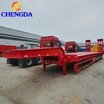 Чэнда Тяжелые 4 оси 80 тонн Lowboy Прицепы